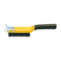 ALLWAY TOOLS SB411 Wire Brush, Carbon Steel Bristle, 12 in OAL 