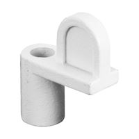 Make-2-Fit PL7893 Window Screen Clip with Screw, Alloy, Painted, White 