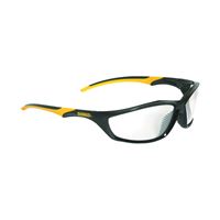 DeWALT DPG96-1C Safety Glasses, Hard-Coated Lens, Polycarbonate Lens, Full Frame, Black/Yellow Frame 