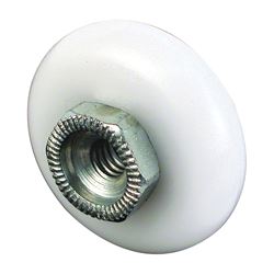 Prime-Line M 6000 Shower Door Roller, Plastic, White, For: Glass Up to 5/16 in Thickness, Shower Door 