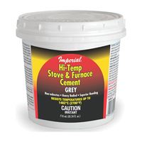 Imperial KK0069-A Stove and Furnace Cement, 24 oz Tub 