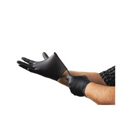 Venom Steel VEN6144N Disposable Gloves, XL, Nitrile, Powder-Free, Black, 9-1/2 in L 