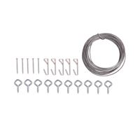 ProSource PH-121123-PS Picture Hanging Kit, 10 lb, Steel, Zinc, Zinc, Nail-In Mounting 