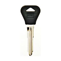 Hy-Ko 12005H65 Key Blank, Brass, Nickel, For: Ford, Lincoln, Mercury Vehicles, Pack of 5 