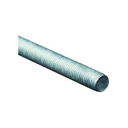 Stanley Hardware N179-564 Threaded Rod, 7/8-9 Thread, 36 in L, A Grade, Steel, Zinc, UNC Thread 