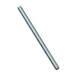 Stanley Hardware N179-465 Threaded Rod, 5/8-11 Thread, 24 in L, A Grade, Steel, Zinc, UNC Thread 