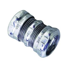 Halex 62612 Coupling, 1-1/4 in Compression, Steel, Pack of 2