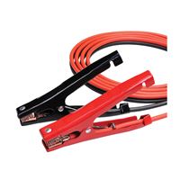 ProSource 081214 Booster Cable, 8 AWG Wire, 4-Conductor, Clamp, Stranded, Red/Black Sheath 