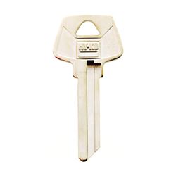 Hy-Ko 11010S6 Key Blank, Brass, Nickel, For: Sargent Cabinet, House Locks and Padlocks, Pack of 10 