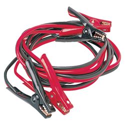 ProSource 061614 Booster Cable, 6 AWG Wire, 4-Conductor, Clamp, Clamp, Stranded, Red/Black Sheath 