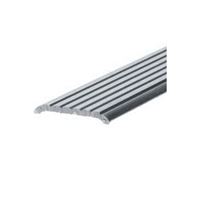 Frost King H433FS/6 Seam Binder, 6 ft L, 1-1/4 in W, Fluted Surface, Aluminum, Satin 