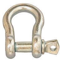 Campbell T9600435 Anchor Shackle, 400 lb Working Load, Carbon Steel, Zinc 