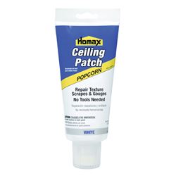 Homax 5225-06 Ceiling Patch, Slurry, Characteristic, White, 5 oz Tube 