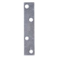 ProSource MP-Z04-01-3L Mending Plate, 4 in L, 7/8 in W, Steel, Screw Mounting, Pack of 5 