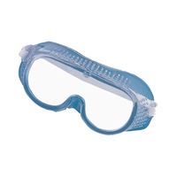ProSource TGE-SG01 Safety Goggles, Neutral, 6 in W x 2-3/4 in H x 2-1/4 in D Lens, No Coating Lens, PVC Lens, Vent Frame, Pack of 24 