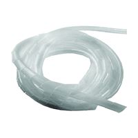 Gardner Bender FSP-AST2 Spiral Wrap, 3/8 in Dia, 4 ft L, Polyethylene, Clear 