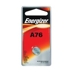Energizer A76BPZ Battery, 1.5 V Battery, 118 mAh, A76 Battery, Alkaline, Manganese Dioxide 