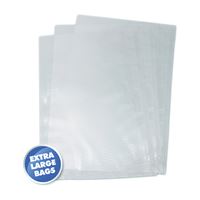 Weston 30-0105-W Vacuum Seal Bag, 15 lb Capacity, Plastic, Clear 