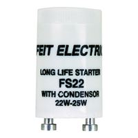 Feit Electric FS22/10 Fluorescent Starter with Condenser, 22 to 25 W, Pack of 10