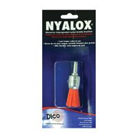 Dico 541-781-3/4 End Brush, 3/4 in Dia, Nylon Bristle 