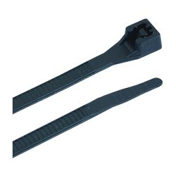 GB 45-515UVB Cable Tie, Double-Lock Locking, 6/6 Nylon, Black 