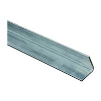 Stanley Hardware 4010BC Series N179-978 Solid Angle, 1-1/4 in L Leg, 72 in L, 0.12 in Thick, Galvanized Steel