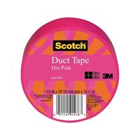 3M 920-PNK-C Duct Tape, 20 yd L, 1.88 in W, Cloth Backing, Hot Pink 