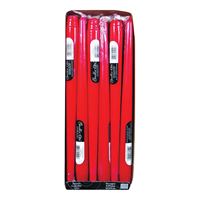 CANDLE-LITE 4201854 Taper Candle, Crimson Candle, 9.4 hr Burning 12 Pack 