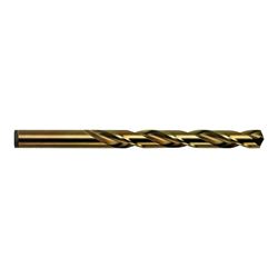 Irwin 63112ZR Jobber Drill Bit, 3/16 in Dia, 3-1/2 in OAL, Spiral Flute, 3/16 in Dia Shank, Cylinder Shank, Pack of 12 