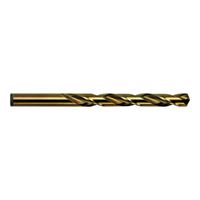 Irwin 63119 Jobber Drill Bit, 19/64 in Dia, 4-3/8 in OAL, Spiral Flute, 19/64 in Dia Shank, Cylinder Shank, Pack of 6 