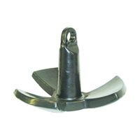 US Hardware M-231B River Anchor, Red, Cast Iron, PVC-Coated 