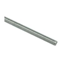 Stanley Hardware 4002BC Series N218-255 Threaded Rod, 1/2-13 in Thread, 36 in L, Coarse Grade, Stainless Steel 