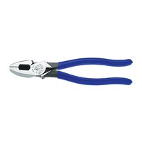 KLEIN TOOLS D213-9NETP Cutting Plier, 9-3/8 in OAL, 1.43 in Cutting Capacity, Dark Blue Handle, 1-1/4 in W Jaw 