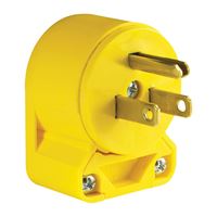 Eaton Wiring Devices 4867AN-BOX Electrical Plug, 2 -Pole, 15 A, 125 V, NEMA: NEMA 5-15, Yellow 
