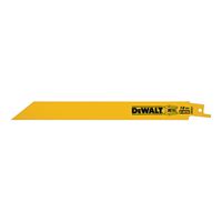 DeWALT DW4821 Reciprocating Saw Blade, 3/4 in W, 8 in L, 18 TPI 