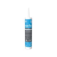 GE Siliconized Advanced Acrylic 2863841 Window & Door Sealant, White, 1 to 14 days Curing, 10 fl-oz Cartridge, Pack of 12 