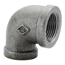 Prosource 2A-3/8B Pipe Elbow, 3/8 in, FIP, 90 deg Angle, Malleable Iron, SCH 40 Schedule, 300 psi Pressure 