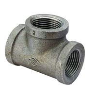 Prosource 11A-1/2B Pipe Tee, 1/2 in, Threaded, Malleable Iron, SCH 40 Schedule, 300 PSI Pressure