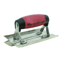 Marshalltown 180D Hand Groover, 6 in L Blade, 3 in W Blade, 1/4 in Radius, Stainless Steel Blade 