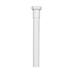 Plumb Pak PP20944 Pipe Extension Tube, 1-1/4 in, 6 in L, Slip-Joint, PVC, White 