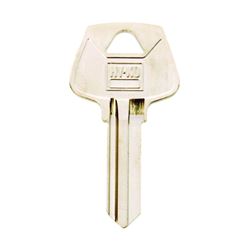 Hy-Ko 11010S3 Key Blank, Brass, Nickel, For: Sargent Cabinet, House Locks and Padlocks, Pack of 10 