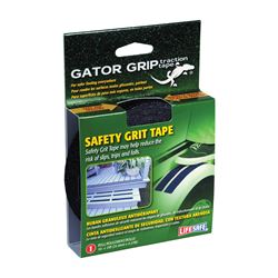 Incom RE3950 Safety Grit Tape, 15 ft L, 1 in W, PVC Backing, Black 