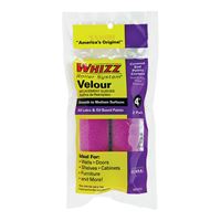 Whizz 51012 Roller Cover, 3/16 in Thick Nap, 4 in L, Velour Cover 