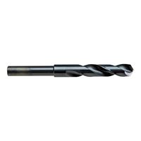 Irwin 91136 Silver and Deming Drill Bit, 9/16 in Dia, 6 in OAL, Spiral Flute, 1/2 in Dia Shank, Flat, Reduced Shank 