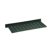 Witten Vent PMS-1BLACK Foundation Vent, 40 sq-in Net Free Ventilating Area, Mesh Grill, Polypropylene, Black, Pack of 12 