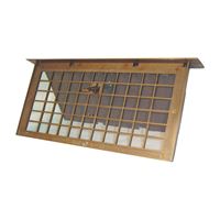 Witten Vent PMD-1BROWN Foundation Vent, 72 sq-in Net Free Ventilating Area, Mesh Grill, Polypropylene, Brown, Pack of 12 