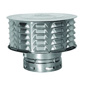 AmeriVent 5ECW Snap Lock Vent Cap, 5 in Connection