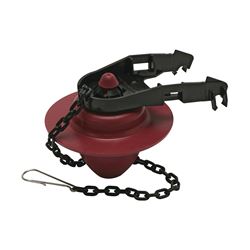 Fluidmaster 501P21 Flapper Tank Ball, Rubber, Red, For: Toilet with 2 in Plastic or Metal Flush Valves 
