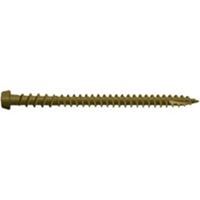 Camo 0349154 Deck Screw, #10 Thread, 2-1/2 in L, Star Drive, Type 99 Double-Slash Point, Carbon Steel, ProTech-Coated, 350/PK 