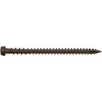 Camo 0349254 Deck Screw, #10 Thread, 2-1/2 in L, Star Drive, Type 99 Double-Slash Point, Carbon Steel, ProTech-Coated, 350/PK 
